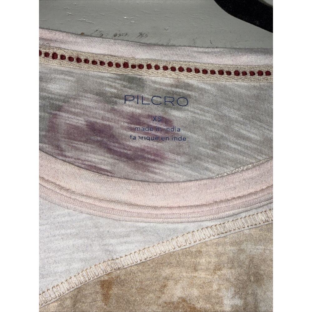EUC ANTHROPOLOGIE Pilcro Spliced Easy Tee SIZE XS Floral - Picture 4 of 5